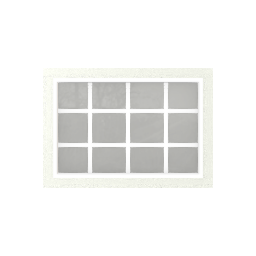 36x24 Dbl Pane /Horz Slide/ Vinyl w/ Grid