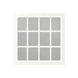36x36 Dbl Pane /Horz Slide/ Vinyl w/ Grid