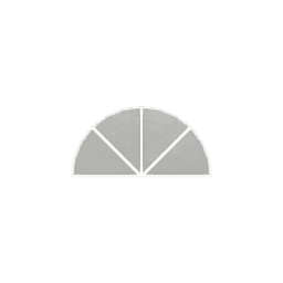 28w x 25h Half Round Window